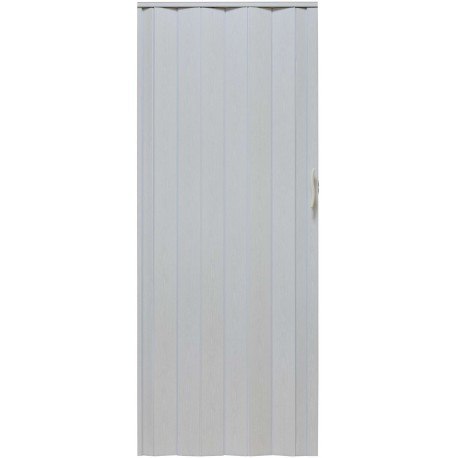 Drzwi harmonijkowe 001P BIAŁY DĄB MAT - 100 cm Drzwi harmonijkowe 001P BIAŁY DĄB MAT - 100 cm