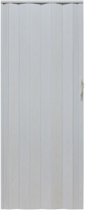Drzwi harmonijkowe 001P BIAŁY DĄB MAT - 100 cm
