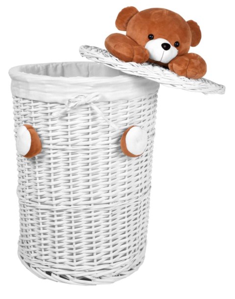 Kosz wiklinowy Miś 75L Kosz wiklinowy Miś 75L