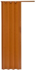 Drzwi harmonijkowe 001P CIEMNA OLCHA MAT - 80 cm