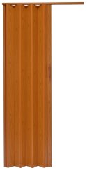 Drzwi harmonijkowe 001P CIEMNA OLCHA MAT - 90 cm