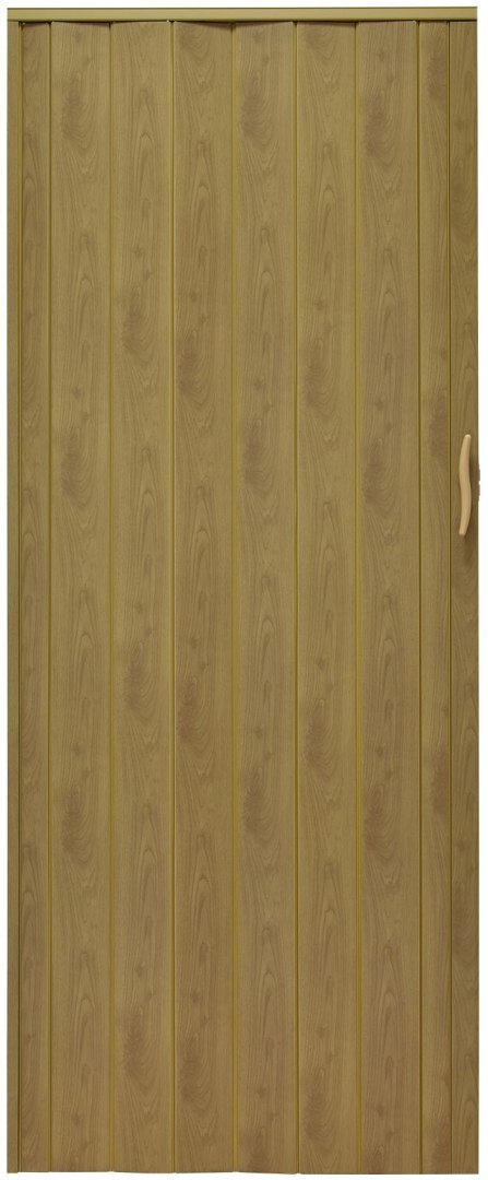Drzwi harmonijkowe 001P JASNY DĄB MAT G - 100 cm Drzwi harmonijkowe 001P JASNY DĄB MAT G - 100 cm