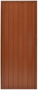 Drzwi harmonijkowe 001P MAHOŃ MAT - 80 cm