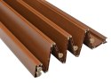 Drzwi harmonijkowe 001P MAHOŃ MAT - 80 cm