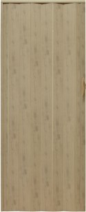 Drzwi harmonijkowe 001P WIĄZ MAT G - 90 cm