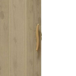 Drzwi harmonijkowe 001P WIĄZ MAT G - 90 cm