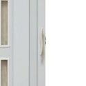 Drzwi harmonijkowe 001S BIAŁY MAT - 100 cm