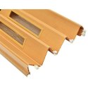 Drzwi harmonijkowe 001S BUK MAT - 80 cm