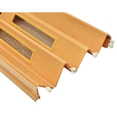 Drzwi harmonijkowe 001S BUK MAT - 90 cm Drzwi harmonijkowe 001S BUK MAT - 90 cm
