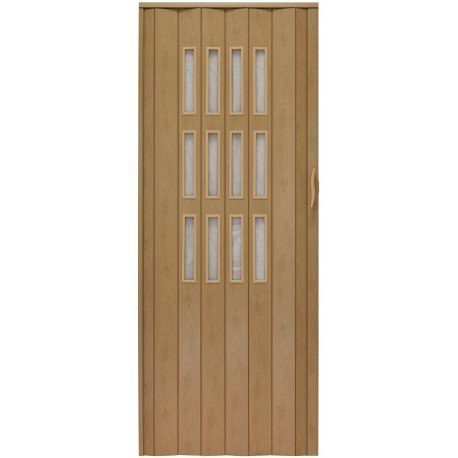 Drzwi harmonijkowe 001S BUK MAT G - 90 cm
