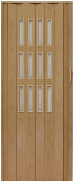 Drzwi harmonijkowe 001S BUK MAT G - 90 cm
