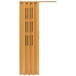 Drzwi harmonijkowe 001S JASNY DĄB MAT - 80 cm