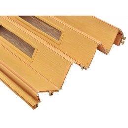 Drzwi harmonijkowe 001S JASNY DĄB MAT - 90 cm