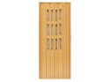 Drzwi harmonijkowe 001S JASNY DĄB MAT - 90 cm