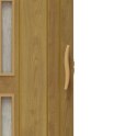 Drzwi harmonijkowe 001S JASNY DĄB MAT G - 100 cm