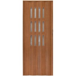 Drzwi harmonijkowe 001S MERBAU MAT G - 90 cm