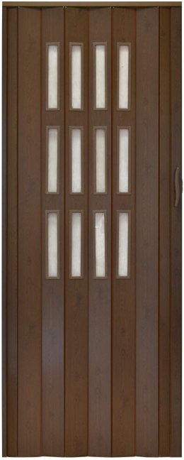 Drzwi harmonijkowe 001S WENGE MAT G - 100 cm