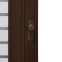 Drzwi harmonijkowe 015 B01 ORZECH MAT - 86 cm