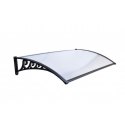 Daszek plastikowy Reno 80x150cm - czarny Daszek plastikowy Reno 80x150cm - czarny