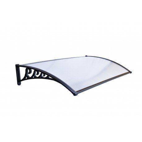 Daszek plastikowy Reno 80x150cm - czarny Daszek plastikowy Reno 80x150cm - czarny