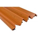 Drzwi harmonijkowe 001P CIEMNA OLCHA MAT - 100 cm