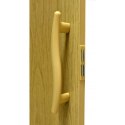 Drzwi harmonijkowe 001P JASNY DĄB MAT - 100 cm