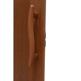 Drzwi harmonijkowe 001P MAHOŃ MAT - 100 cm