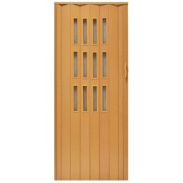 Drzwi harmonijkowe 001S BUK MAT - 100 cm