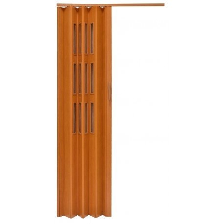 Drzwi harmonijkowe 001S JABŁOŃ MAT - 100 cm Drzwi harmonijkowe 001S JABŁOŃ MAT - 100 cm