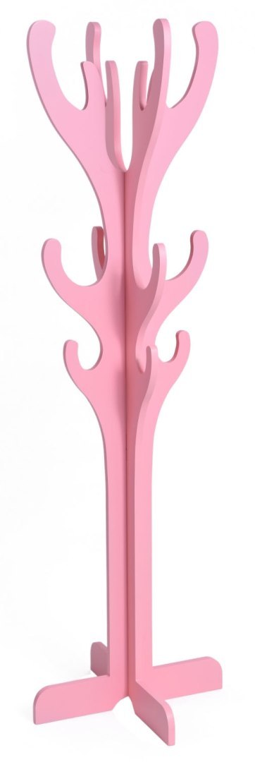 Wieszak dziecięcy na ubrania drzewko Rudolf 120cm różowy Wieszak dziecięcy na ubrania drzewko Rudolf 120cm różowy