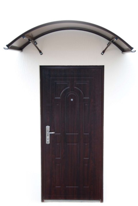 Daszek aluminiowy Arko 90x160cm - brązowy Daszek aluminiowy Arko 90x160cm - brązowy