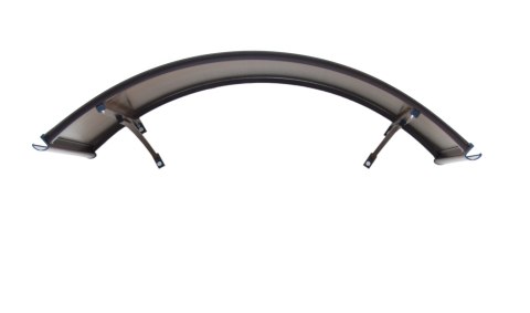 Daszek aluminiowy Arko 90x160cm - brązowy Daszek aluminiowy Arko 90x160cm - brązowy