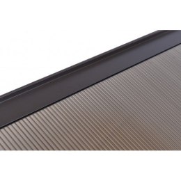 Daszek aluminiowy Koro 90x160cm - brązowy