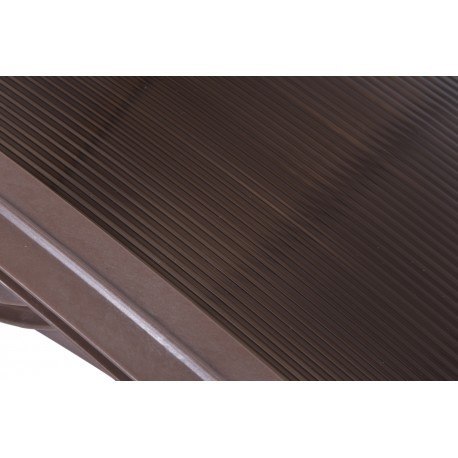 Daszek plastikowy Toro 80x120cm - brązowy Daszek plastikowy Toro 80x120cm - brązowy