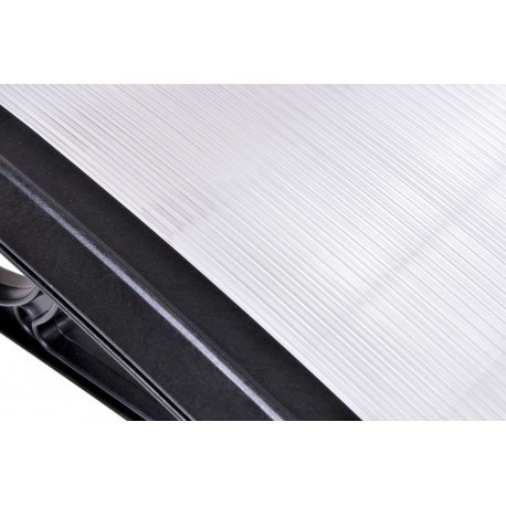 Daszek plastikowy Toro 80x120cm - czarny Daszek plastikowy Toro 80x120cm - czarny