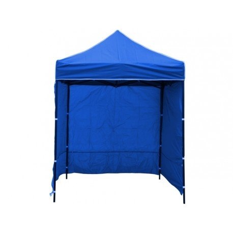 Pawilon handlowy ekspresowy - 2x2 m - 3 ściany - niebieski Pawilon handlowy ekspresowy - 2x2 m - 3 ściany - niebieski