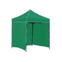 Pawilon handlowy ekspresowy - 2x2 m - 3 ściany - zielony