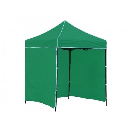 Pawilon handlowy ekspresowy - 2x2 m - 3 ściany - zielony Pawilon handlowy ekspresowy - 2x2 m - 3 ściany - zielony