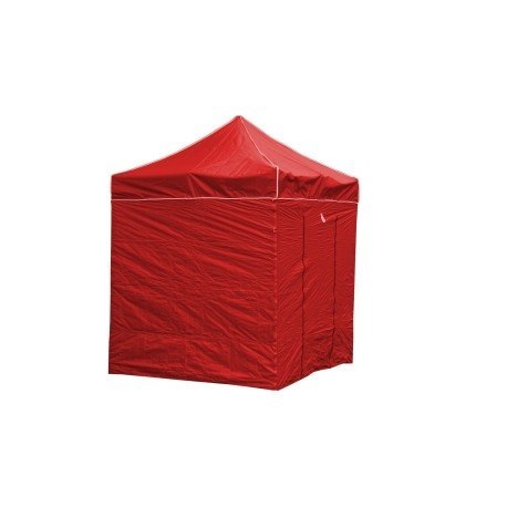 Pawilon handlowy ekspresowy - 2x2 m - 4 ściany - czerwony Pawilon handlowy ekspresowy - 2x2 m - 4 ściany - czerwony