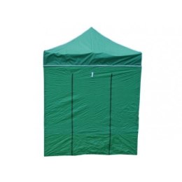 Pawilon handlowy ekspresowy - 3x3 m - 4 ściany - zielony