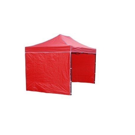 Pawilon handlowy ekspresowy - 3x4,5 m - 3 ściany - czerwony Pawilon handlowy ekspresowy - 3x4,5 m - 3 ściany - czerwony