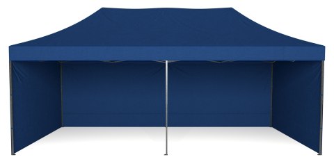 Pawilon handlowy ekspresowy - 3x6 m - niebieski Pawilon handlowy ekspresowy - 3x6 m - niebieski