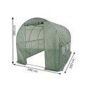 Tunel foliowy - szklarnia ogrodowa - 2x3,5 m
