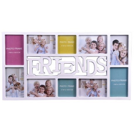 Fotoramka na 10 zdjęć Friends biała Fotoramka na 10 zdjęć Friends biała