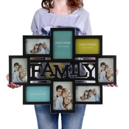 Fotoramka na 8 zdjęć Family czarna