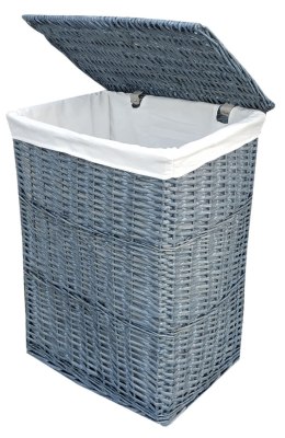 Kosz wiklinowy szary 114 L