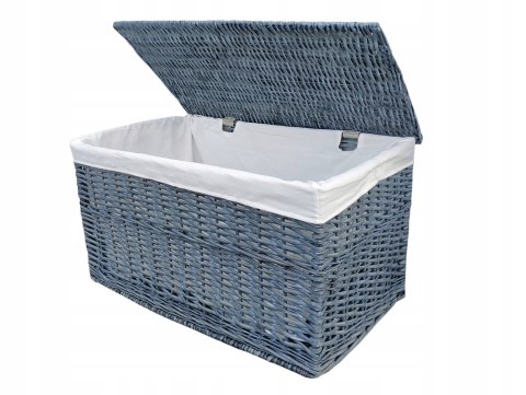 Kufer wiklinowy szary 65 L Kufer wiklinowy szary 65 L