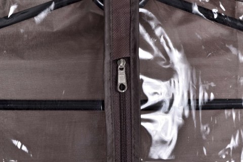Pokrowiec na odzież Tafta 60x137cm - brązowy Pokrowiec na odzież Tafta 60x137cm - brązowy