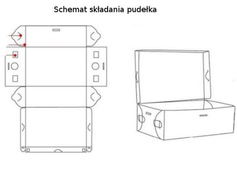 Pudełko na buty z pokrywką zielone PP Pudełko na buty z pokrywką zielone PP