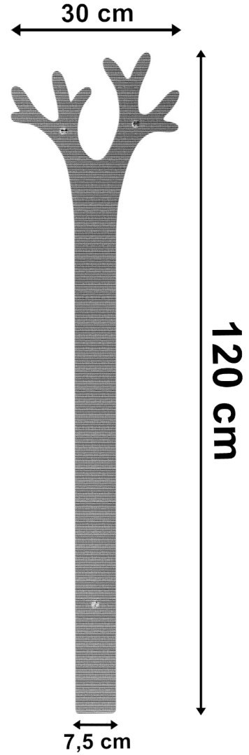 Wieszak stojący drzewko Tytus - czerwony Wieszak stojący drzewko Tytus - czerwony